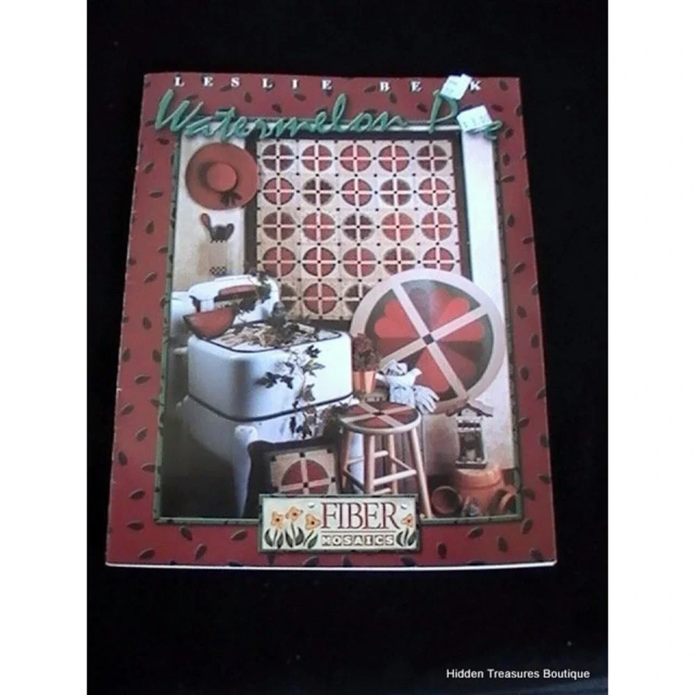 Watermelon Pie Applique Quilt Patterns Farm Fiber Mosaics Leslie‎ Beck